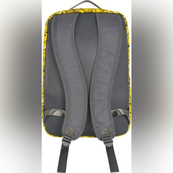 CONCEPT ONE Smileyworld Backpack, Yellow/Grey, NWT main image 4